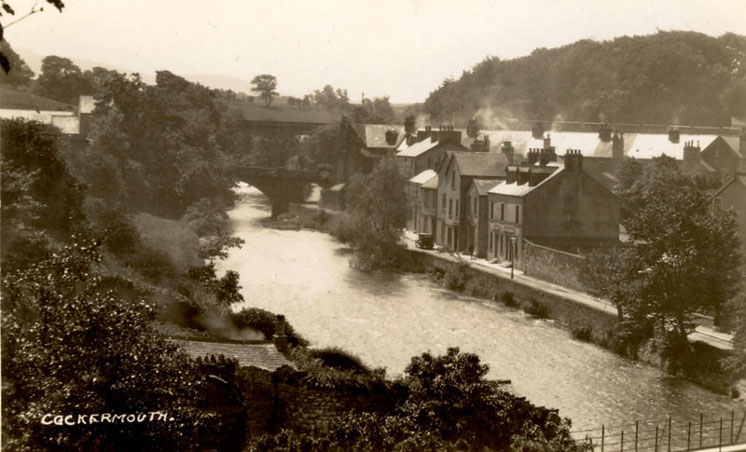 Cockermouth and river